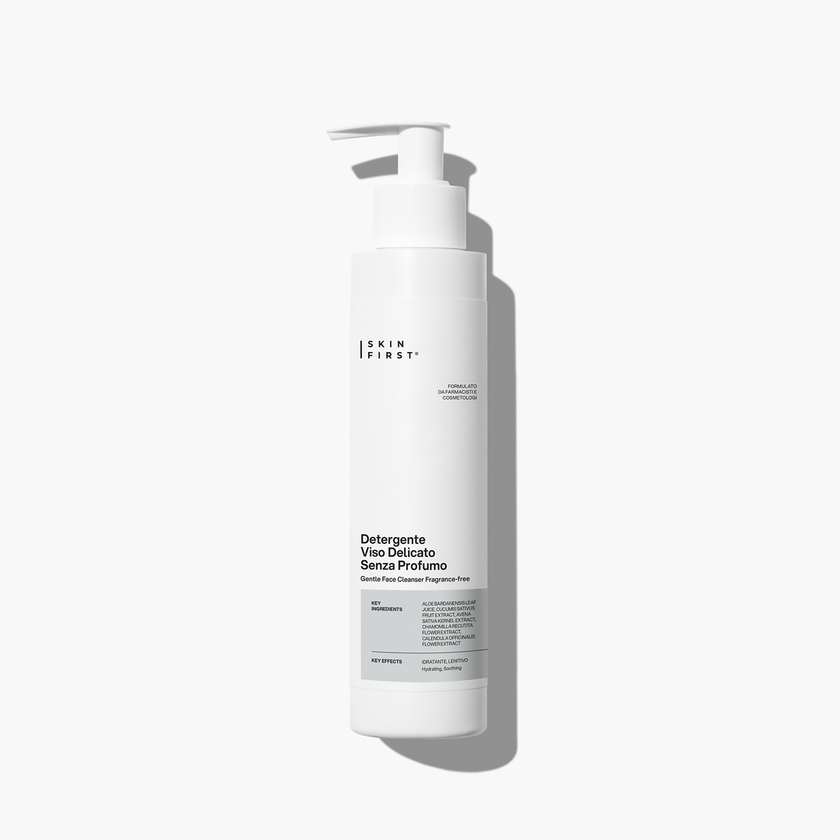Detergente Viso Delicato Senza Profumo Skin First, vista frontale