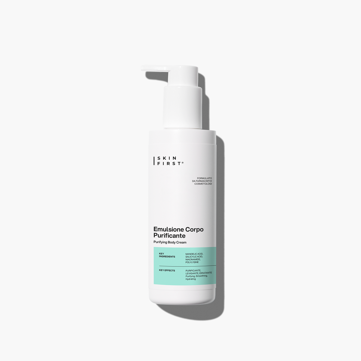 Emulsione Corpo Purificante Skin First, vista frontale