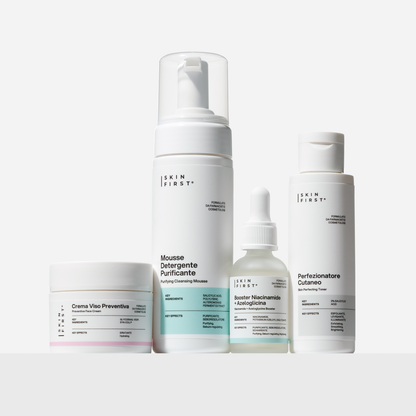 Kit Essential Pelle Mista Skin First, vista frontale