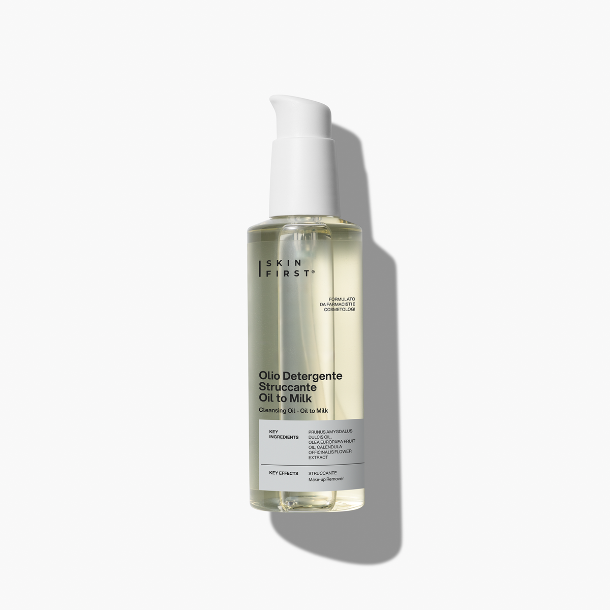 Olio Detergente Struccante Oil to Milk Skin First, vista frontale