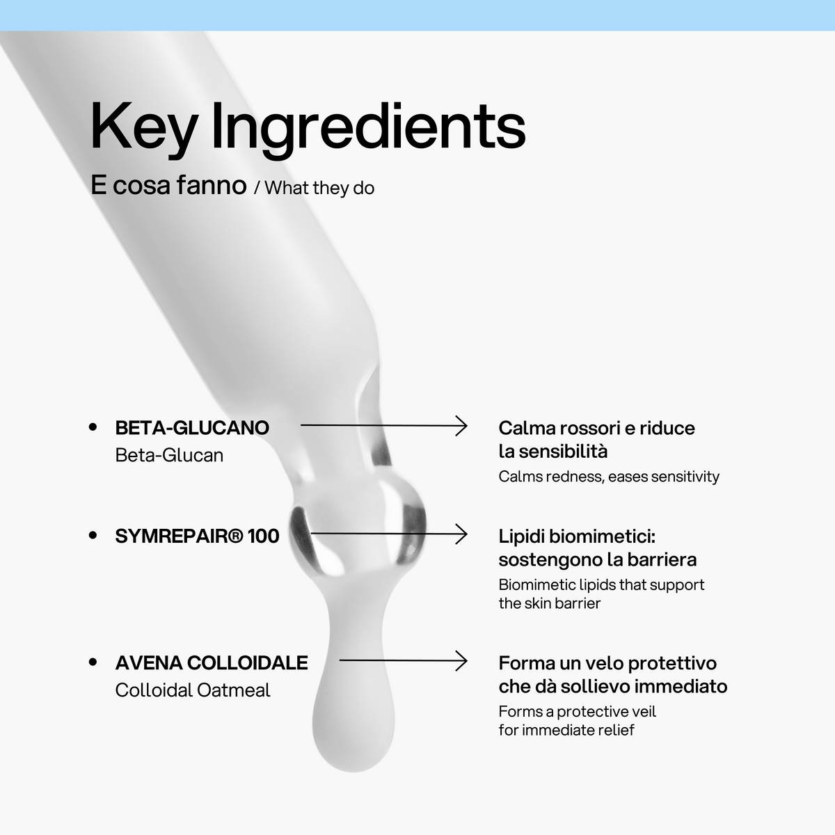 Booster Lenitivo Skin First, ingredienti chiave