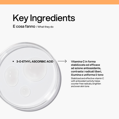 Booster Vitamina C Skin First, ingredienti chiave