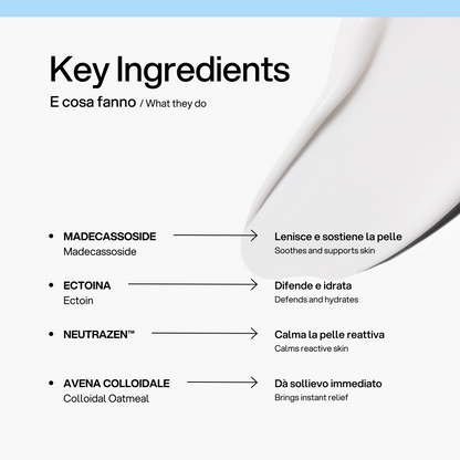 Crema Viso Cica Barrier Skin First, ingredienti chiave