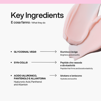 Crema Viso Preventiva Skin First, ingredienti chiave