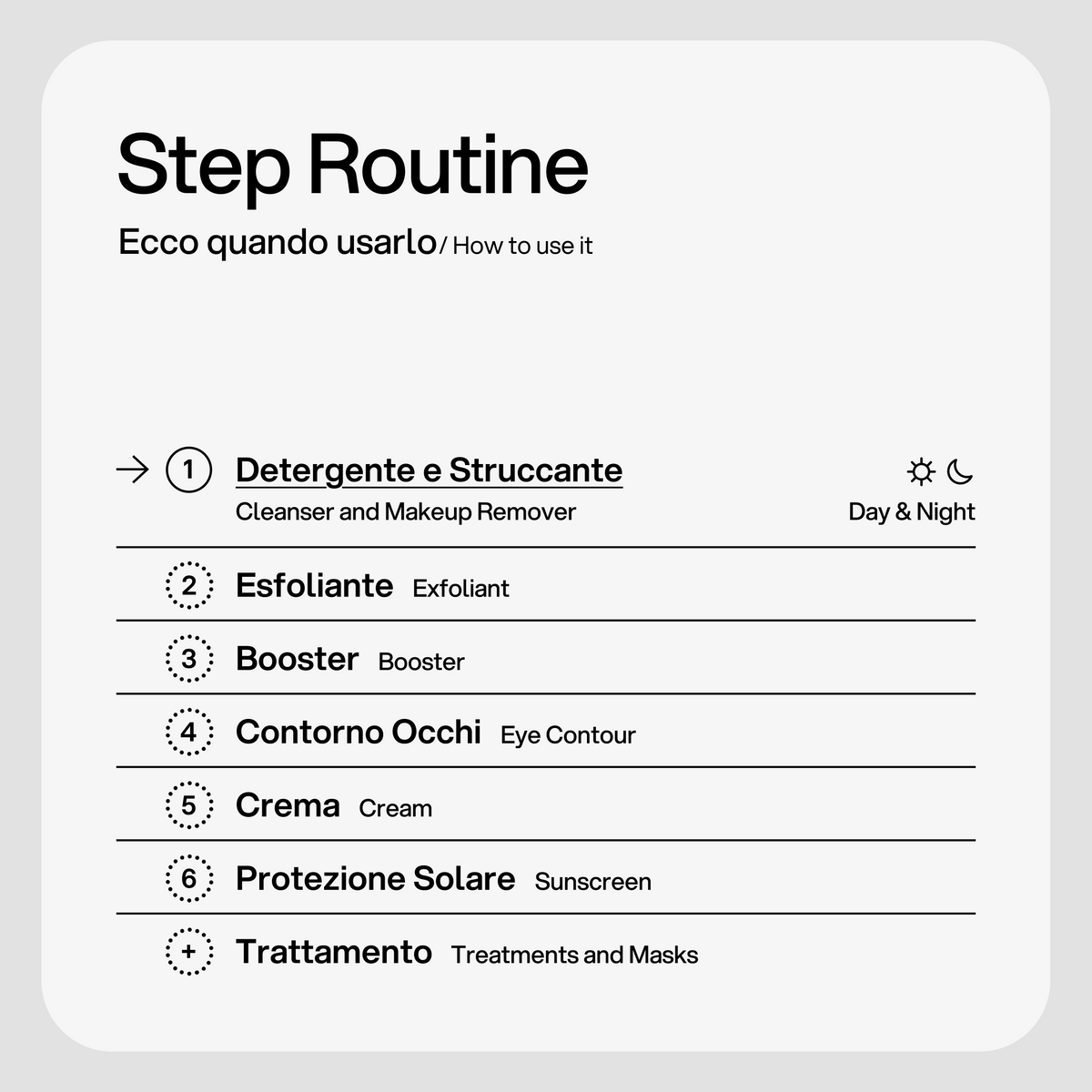 Come si usa l'Olio Detergente Struccante Skin First, step di utilizzo