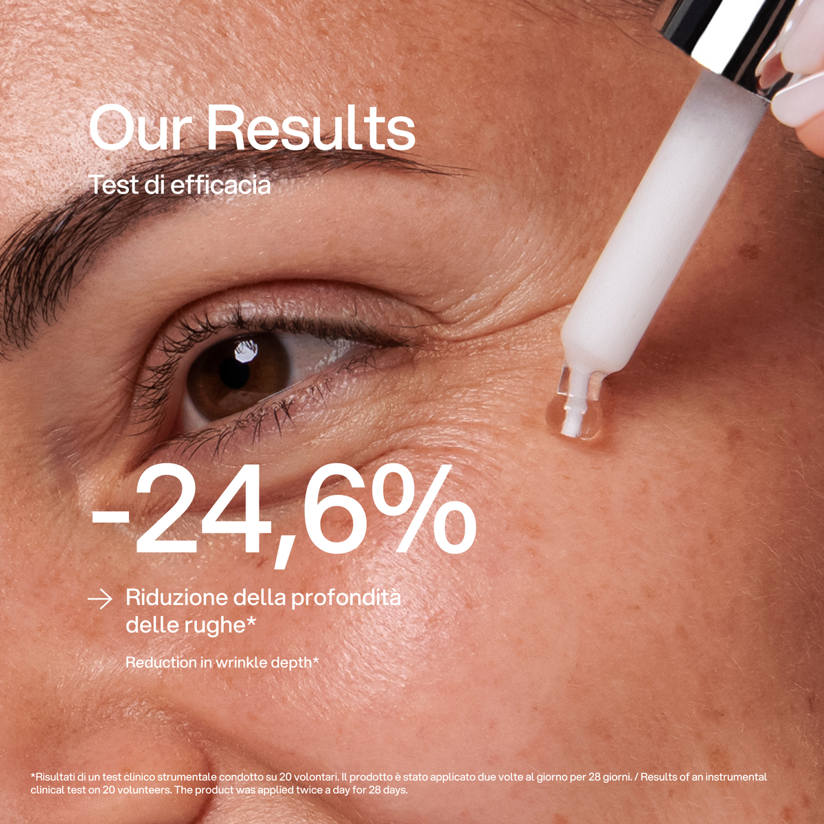 Booster Peptidi Skin First, test di efficacia 1