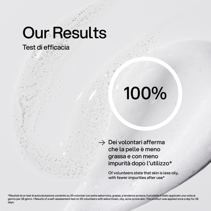 Detergente Corpo Purificante Skin First, test di efficacia 1