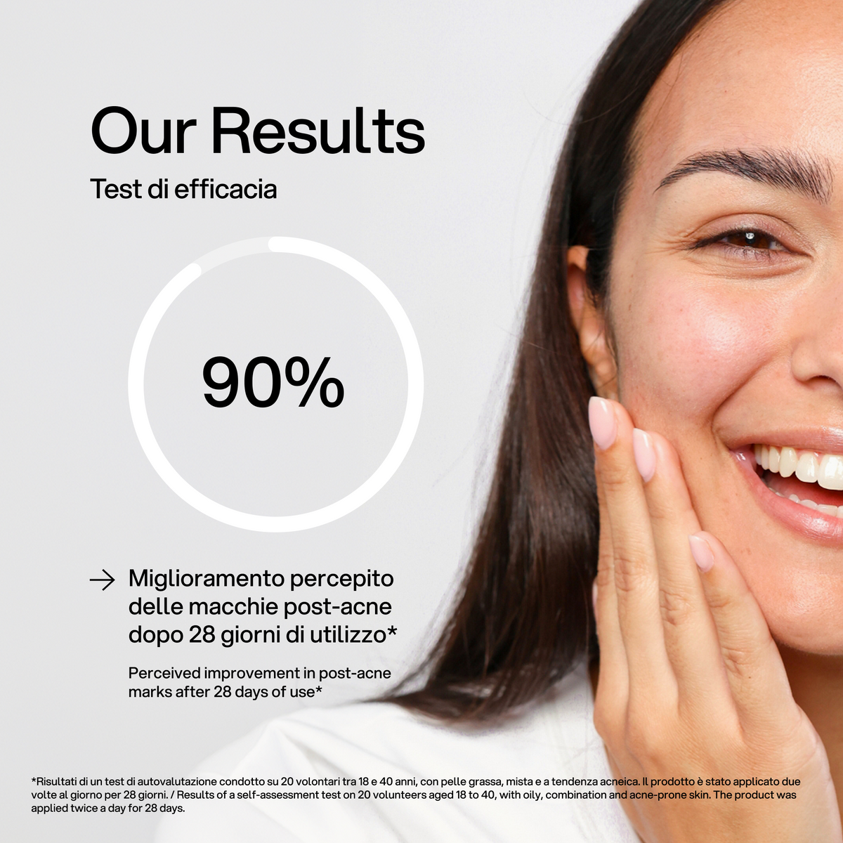 Booster Niacinamide Azeloglicina Skin First, test di efficacia 2