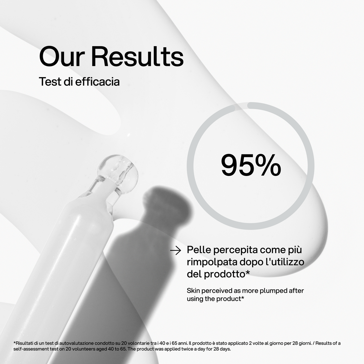 Booster Peptidi Skin First, test di efficacia 2