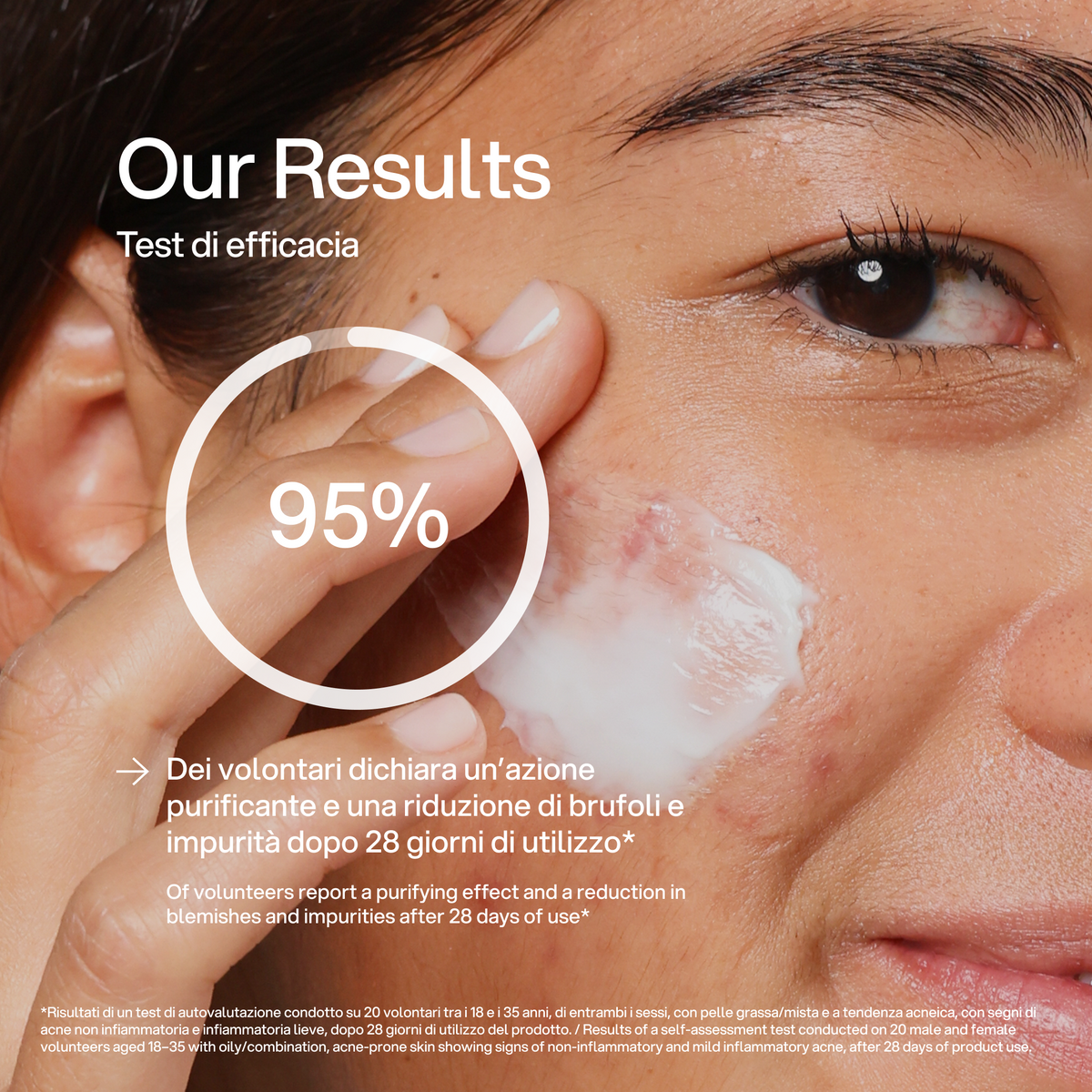 Crema Viso Purificante Skin First, test di efficacia 2