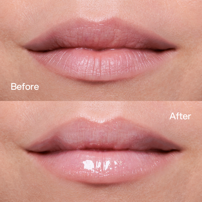 Peptide Lip Balm Glazed Pink Skin First, risultati prima e dopo 1