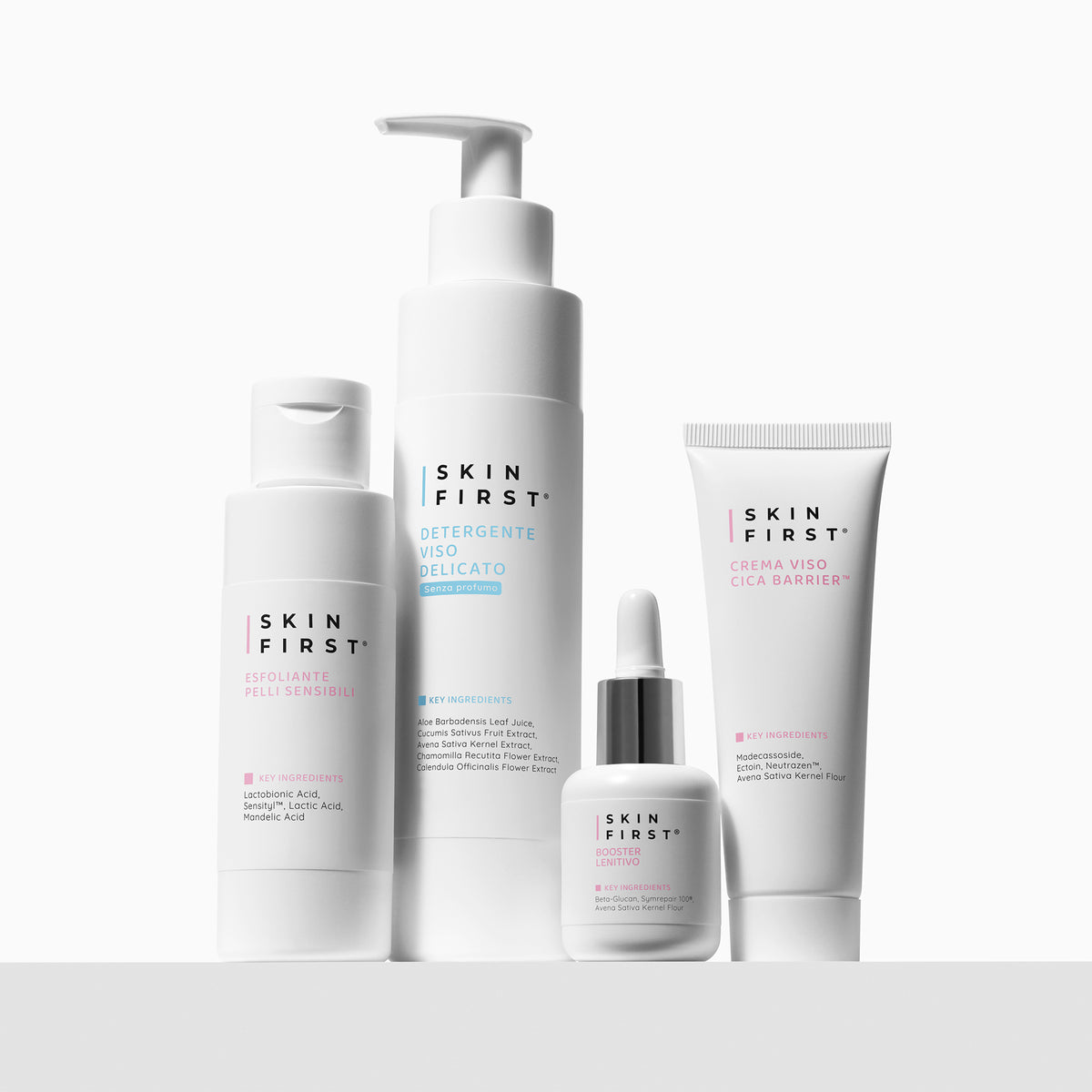 Kit Protocollo Pelle Sensibile Skin First, vista frontale